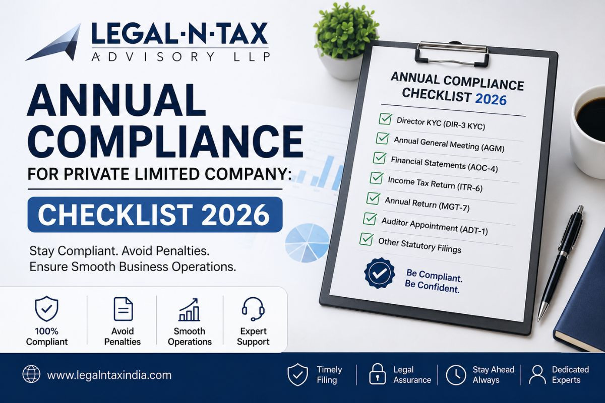 Annual Compliance for Private Limited Company